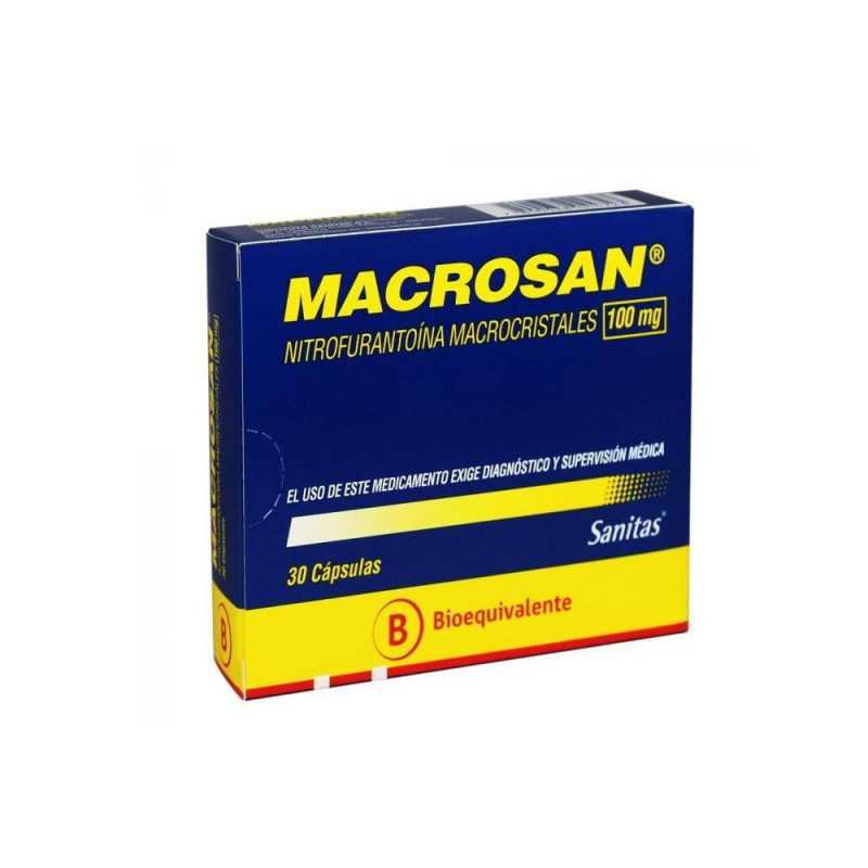 Macrosan 100 mg x 30 Cápsulas - Nitrofurantoína