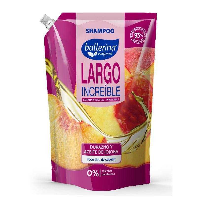 Ballerina Natural Largo Increíble Shampoo 750 ml