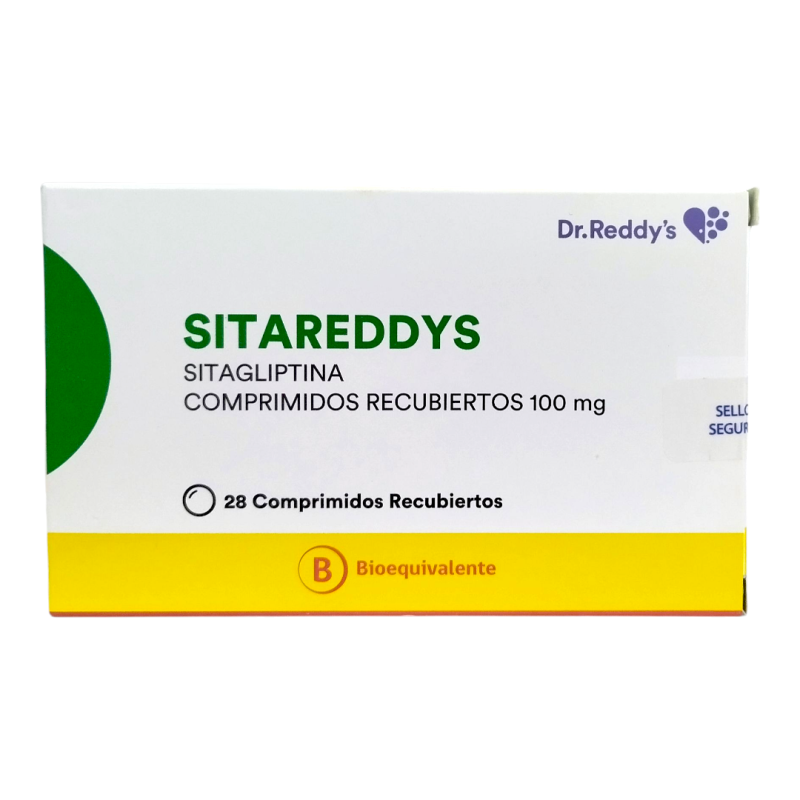 Sitareddys 100 mg x 28 Comprimidos Recubiertos - Sitagliptina