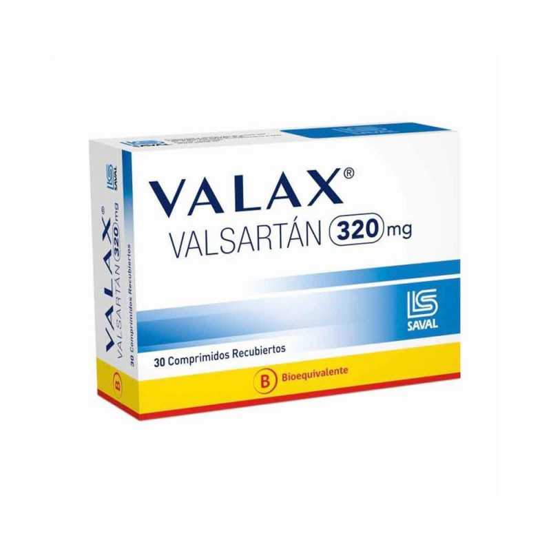 Valax 320 mg x 30 Comprimidos Recubiertos - Valsartán
