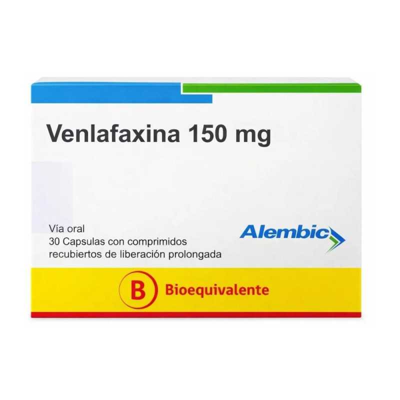 Venlafaxina 150 mg x 30 Cápsulas - Alembic