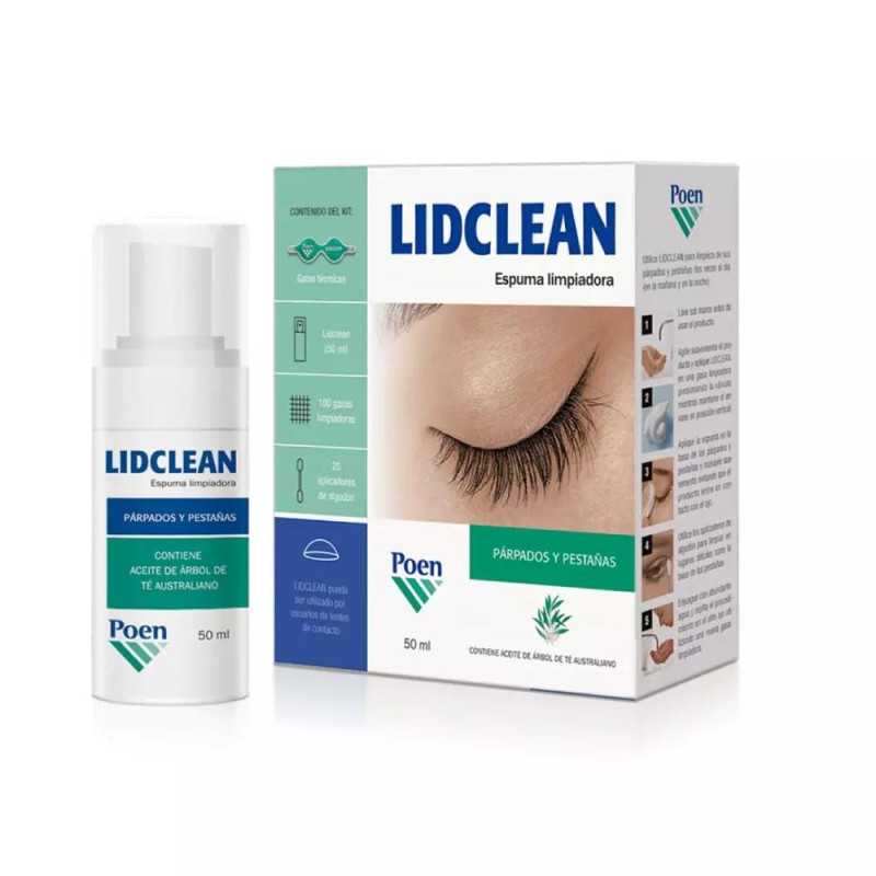 Lidclean Espuma Limpiadora Párpados y Pestañas 50 ml
