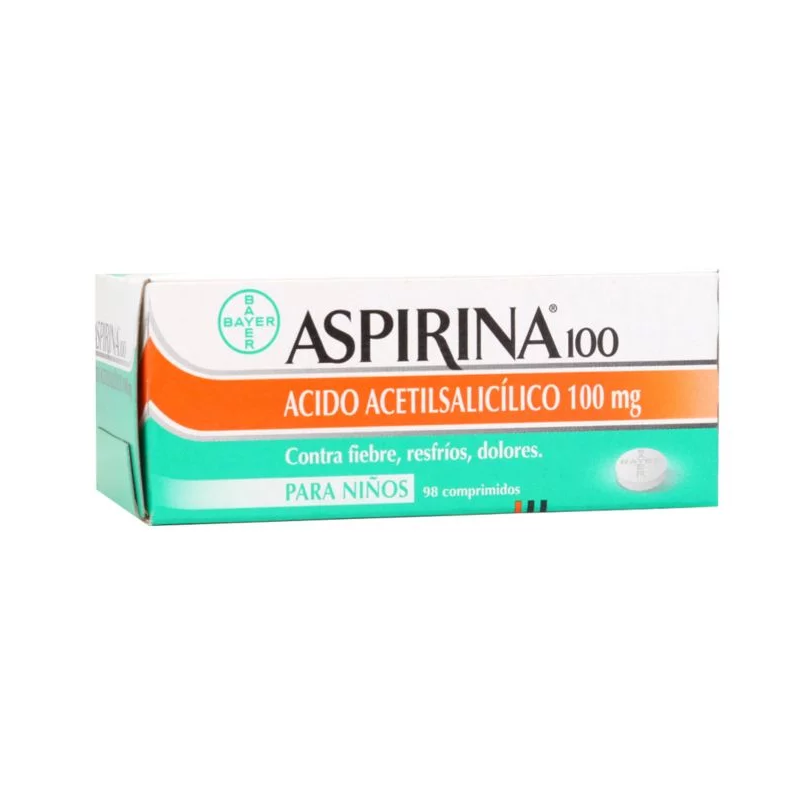 Aspirina Infantil 100 mg x 98 Comprimidos - Ácido Acetilsalicílico