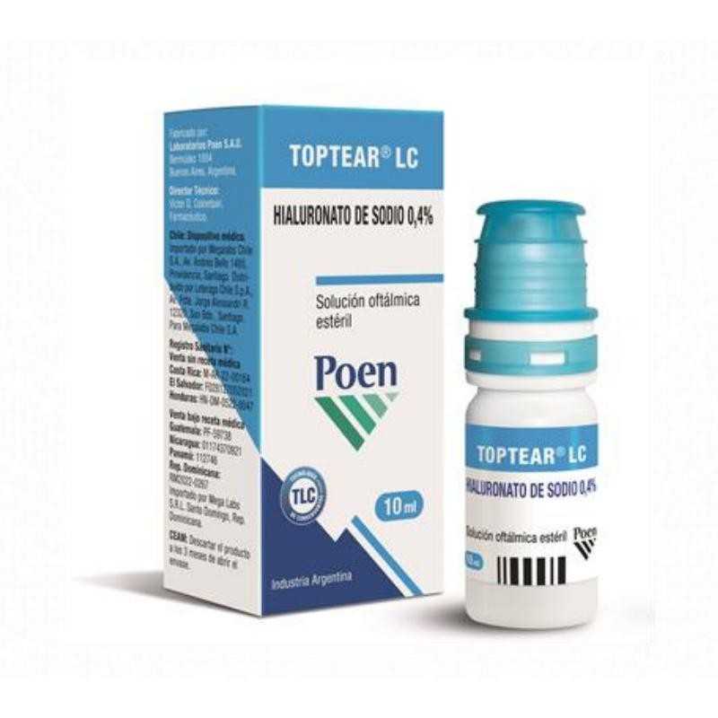 Toptear LC 0.4% Solución Oftálmica 10 ml