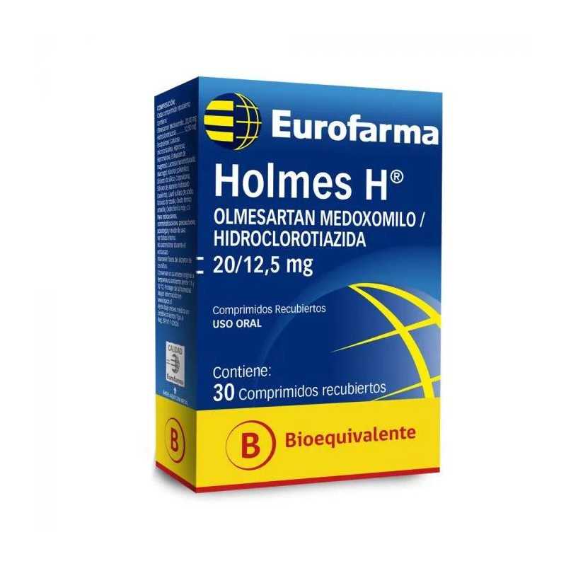 Holmes H 20/12.5 mg x 30 Comprimidos - Olmesartán + Hidroclorotiazida