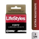 LifeStyles Forte Lubricado con SK-70 3 Preservativos