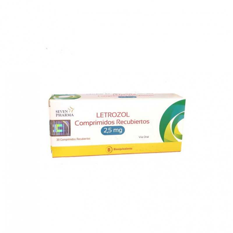 Letrozol 2,5 mg x 30 Comprimidos - Seven Pharma