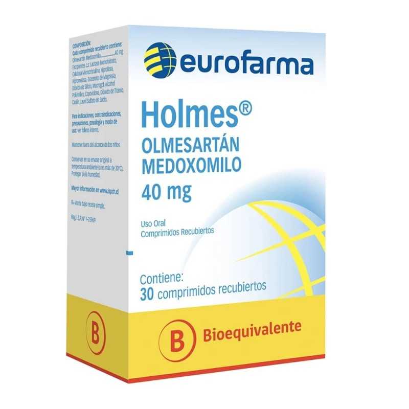 Holmes Olmesartán Medoxomilo 40 mg x 30 Comprimidos Recubiertos