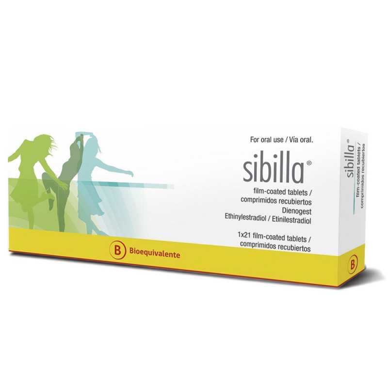 Sibilla 2 mg + 0,03 mg x 21 Comprimidos - Dienogest + Etinilestradiol