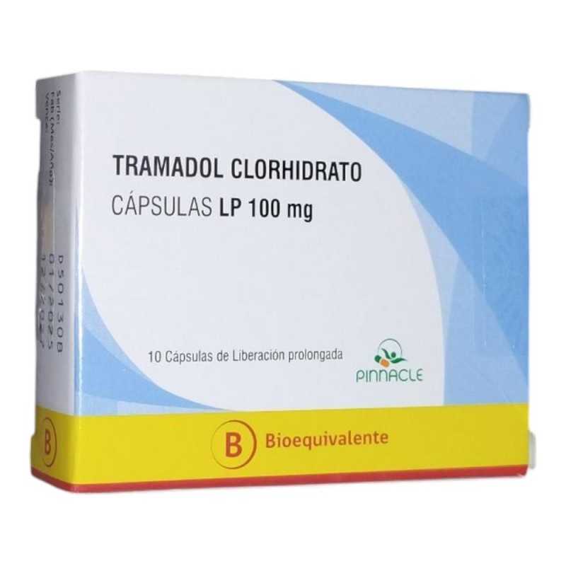 Tramadol 100 mg LP x 10 Comprimidos - Pinnacle