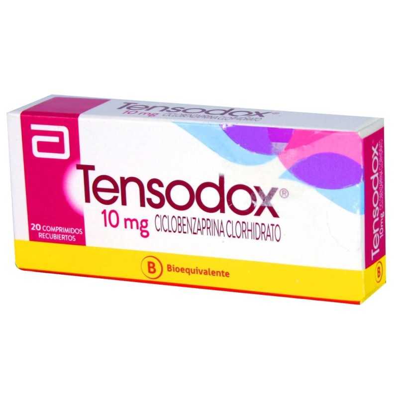 Tensodox 10 mg x 20 Comprimidos - Ciclobenzaprina Clorhidrato