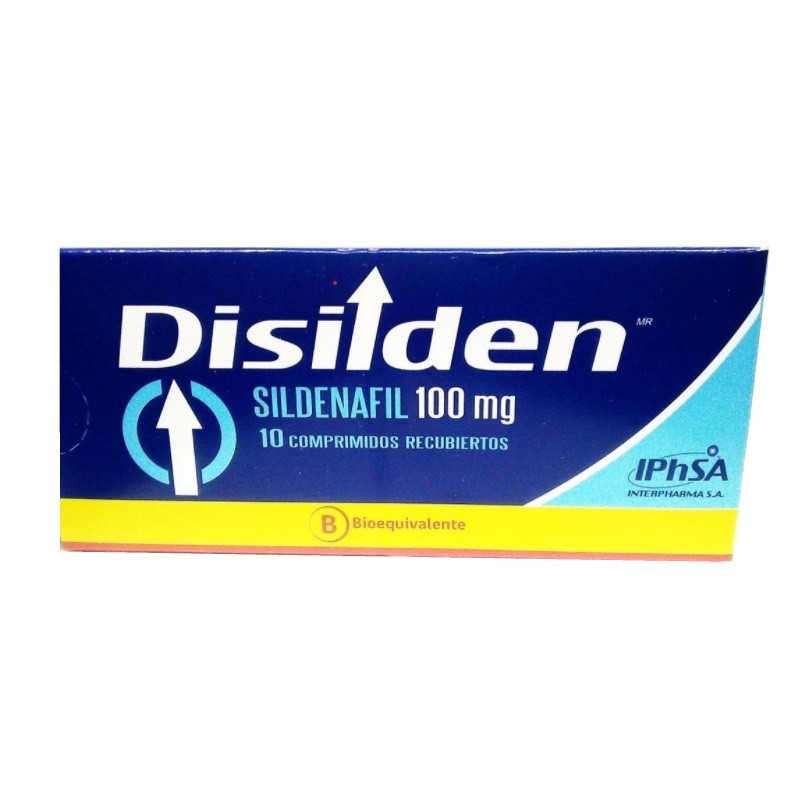 Disilden 100 mg x 10 Comprimidos - Sildenafil Bioequivalente