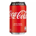 Coca-Cola Sin Azúcar Lata 350 ml