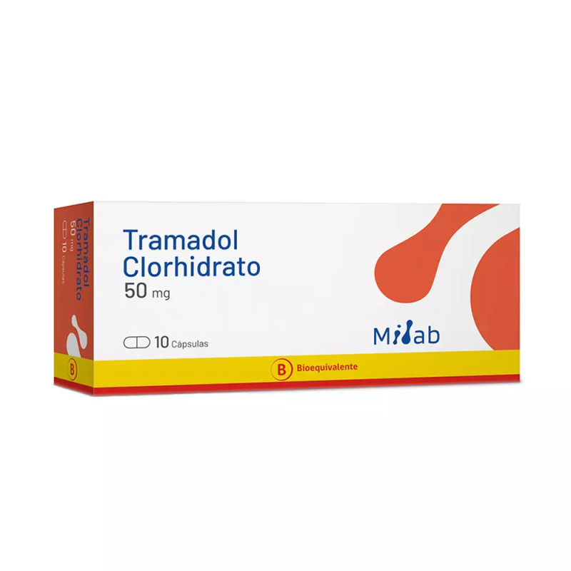 Tramadol 50 mg x 10 Cápsulas - Milab