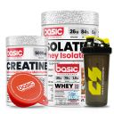 Basic Supplements Pack Premium Blue Raspberry - Creatina + Whey