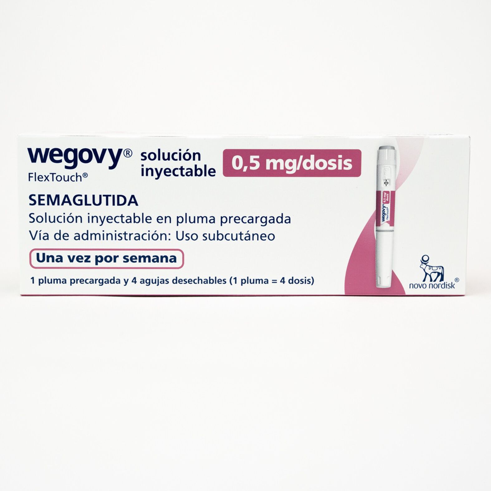 Wegovy FlexTouch 0,5 mg/dosis 1 Pluma - Semaglutida