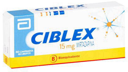 Ciblex 15 mg x 30 Comprimidos Recubiertos - Mirtazapina
