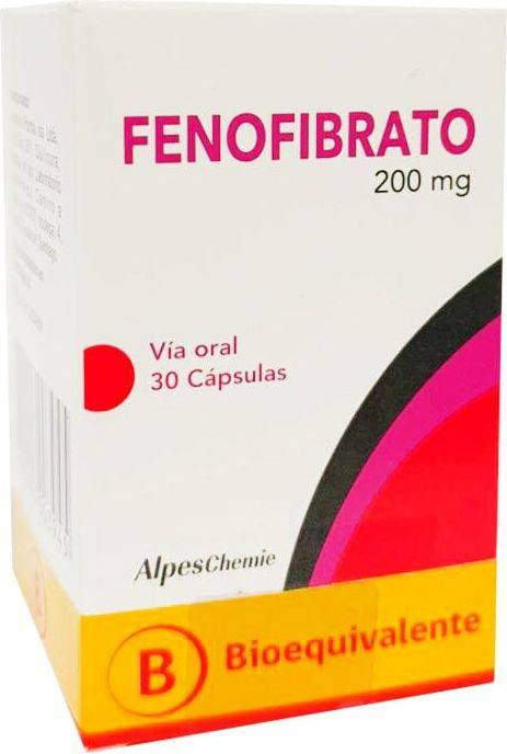 Fenofibrato 200 mg x 30 Cápsulas - AlpesChemie