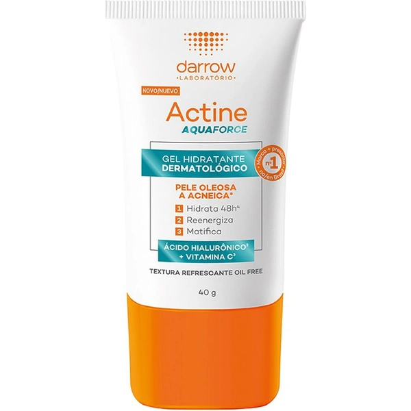 Darrow Actine Aquaforce Gel Hidratante 40 ml - Ácido Hialurónico + Vitamina C