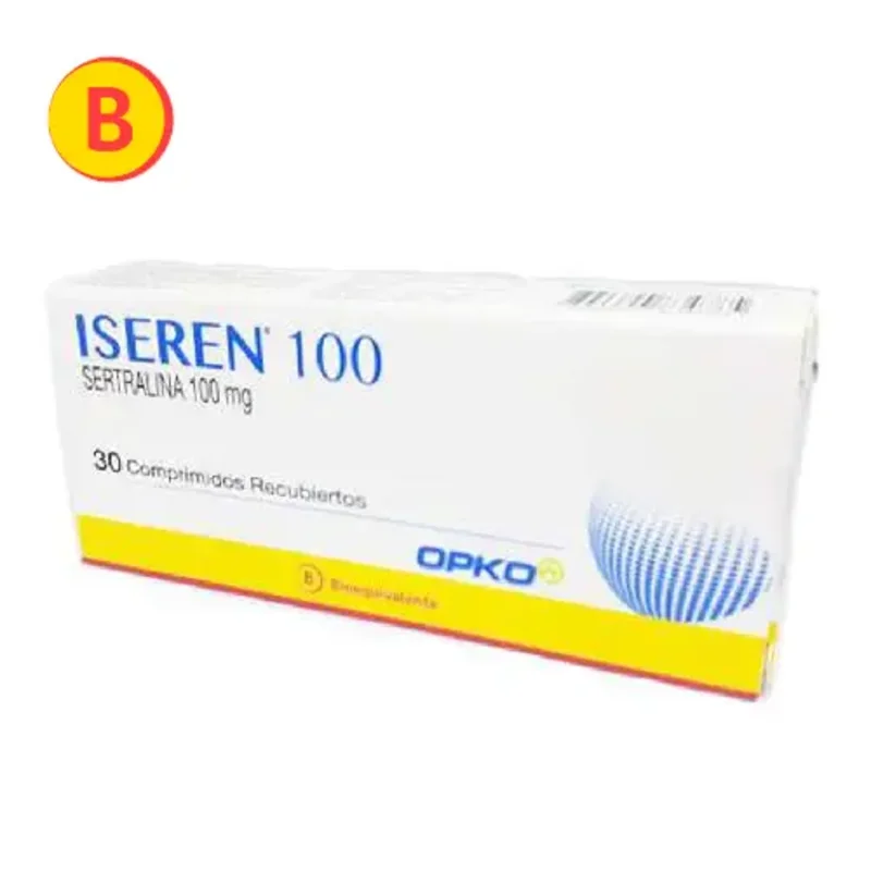 Iseren 100 mg x 30 Comprimidos - Sertralina