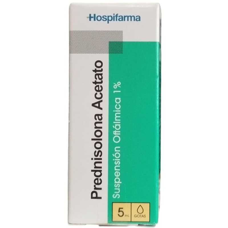 Prednisolona Acetato 1% Solución Oftálmica 5 mL - Hospifarma