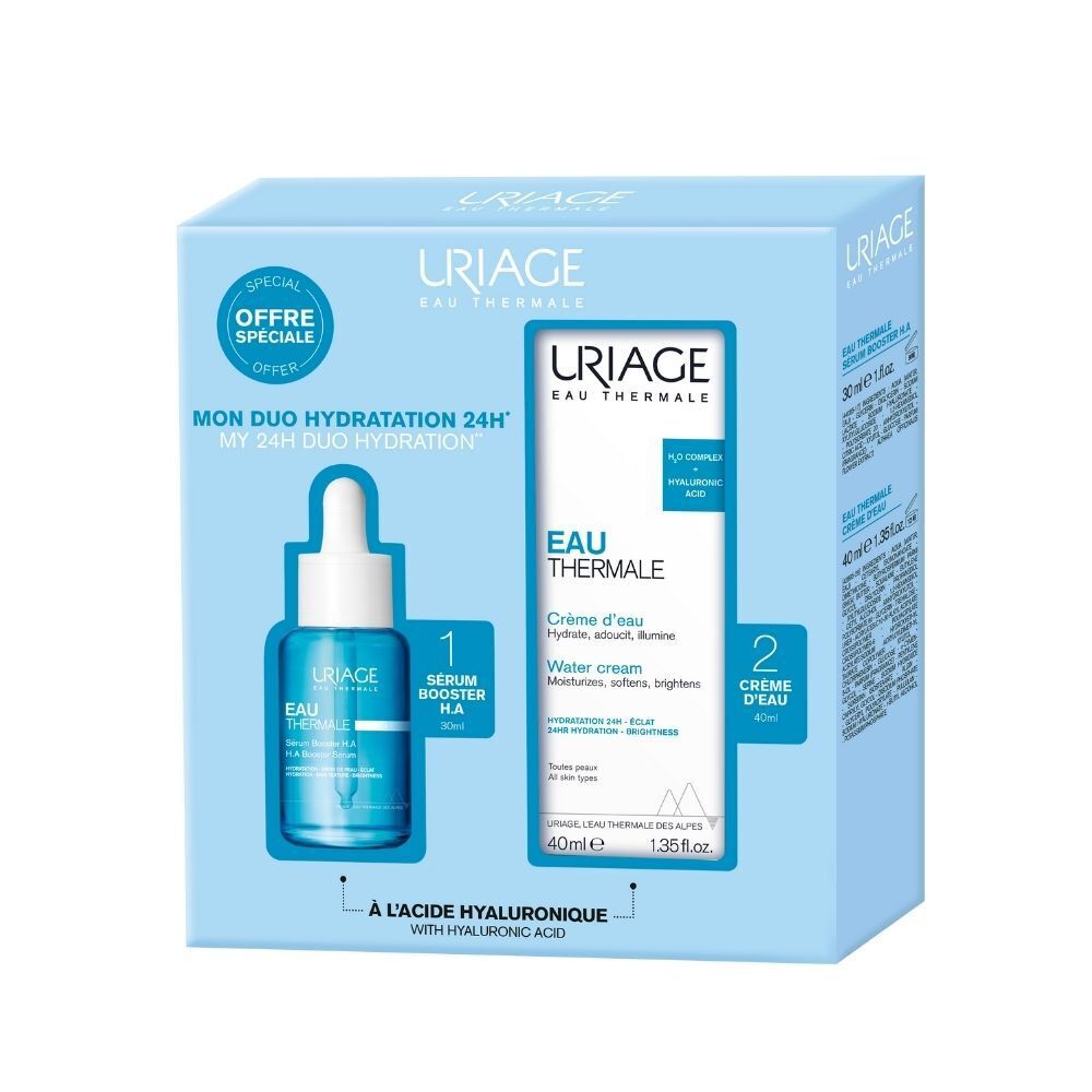 Uriage Eau Thermale Dúo Hidratación 24H Sérum HA 30ml + Crema 40ml