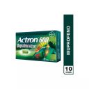 Actron 600 mg x 10 Cápsulas Blandas - Ibuprofeno