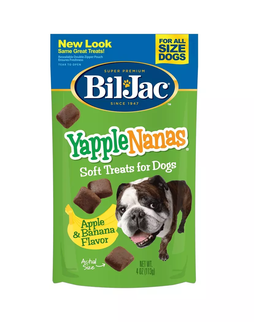 Snack Bil-Jac YappleNanas 113 g - Golosinas para Perros Manzana y Banana