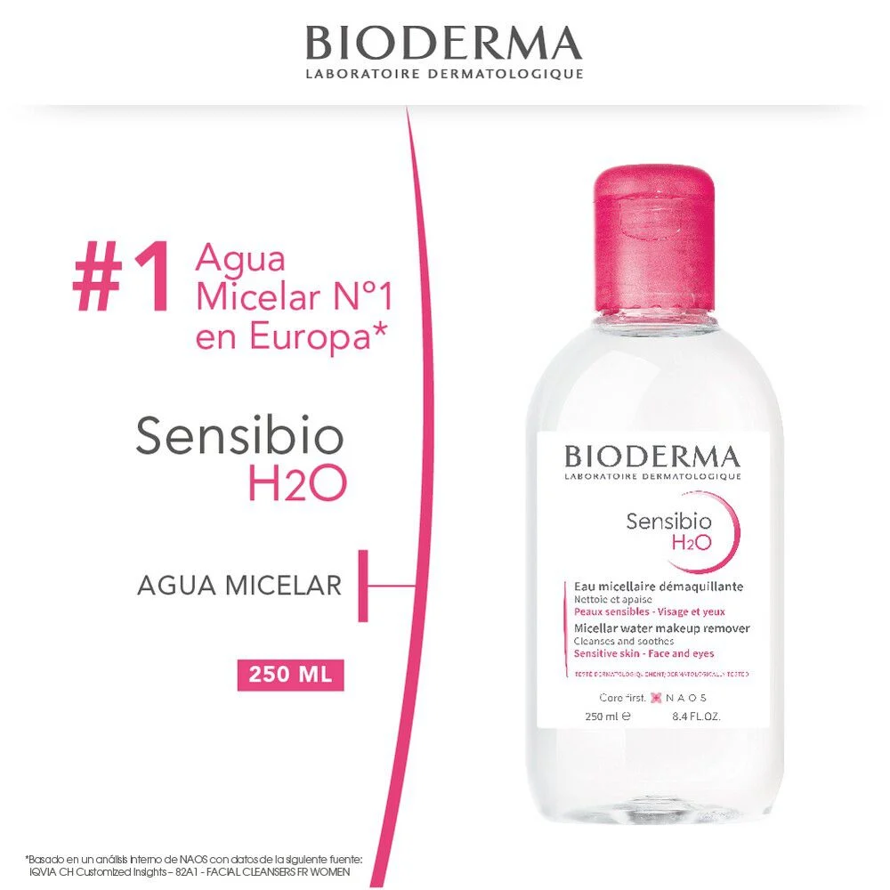 Bioderma Sensibio H2O Agua Micelar Piel Sensible 250 ml
