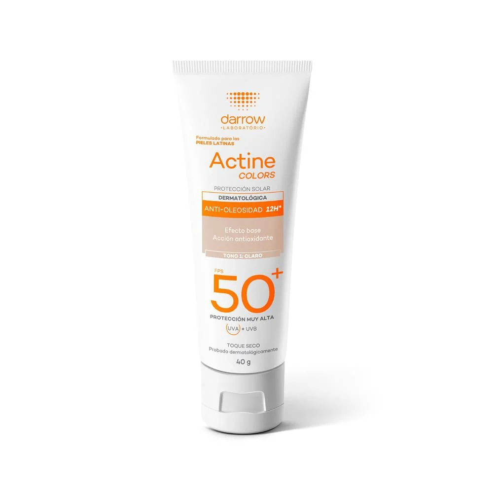 Darrow Actine Colors Claro Toque Seco FPS 50+ 40 g
