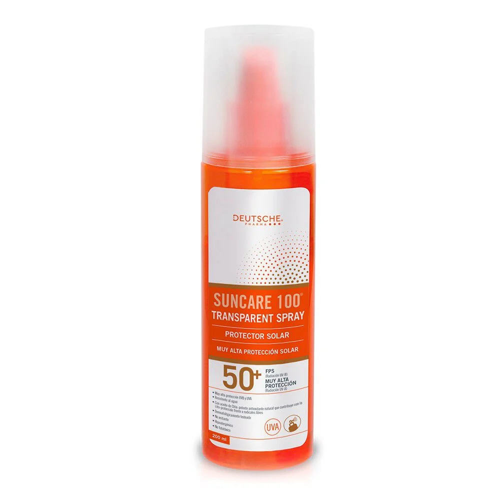Suncare 100 Transparent Spray FPS 50+ 200 ml