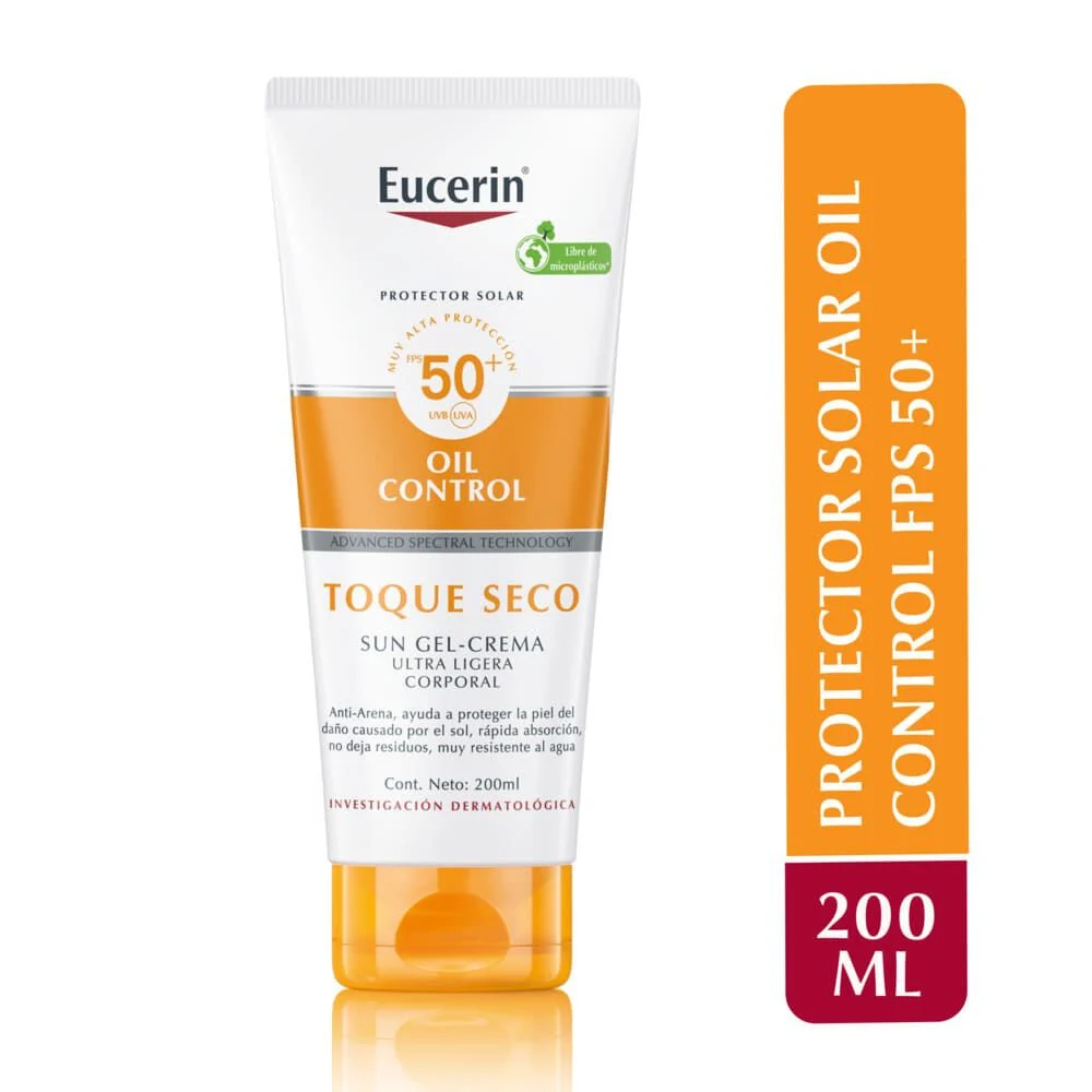 Eucerin Oil Control Toque Seco FPS 50+ 200 ml