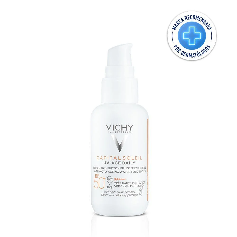 Vichy Capital Soleil UV-Age Daily Con Color FPS 50+ 40 ml