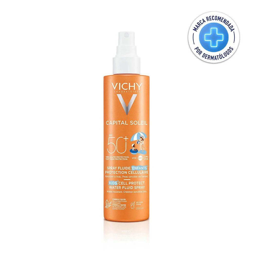 Vichy Capital Soleil Spray Invisible Niños FPS 50+ 200 ml