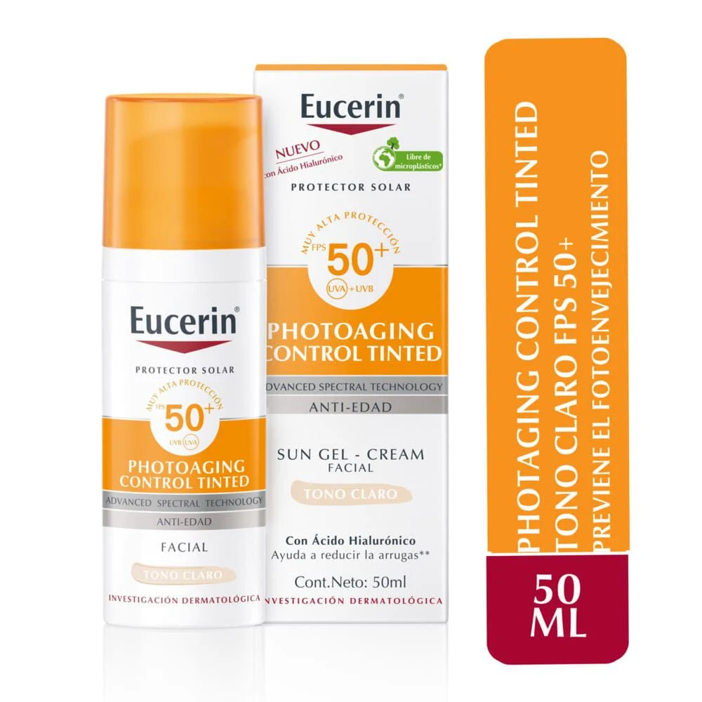 Eucerin Sun Photoaging Control Tinted Tono Claro FPS50+ 50ml