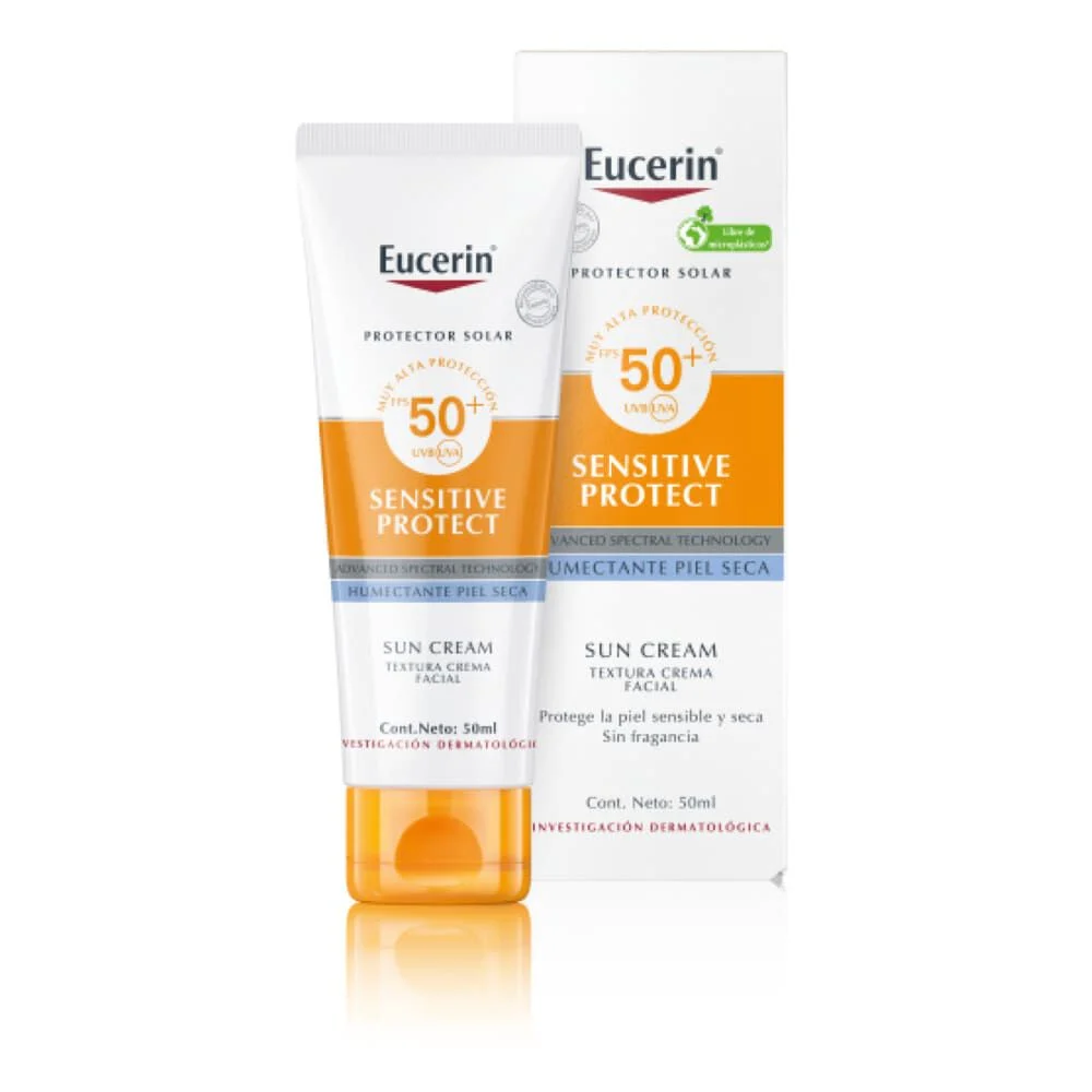 Eucerin Sensitive Protect Sun Cream FPS 50+ Piel Seca 50 ml