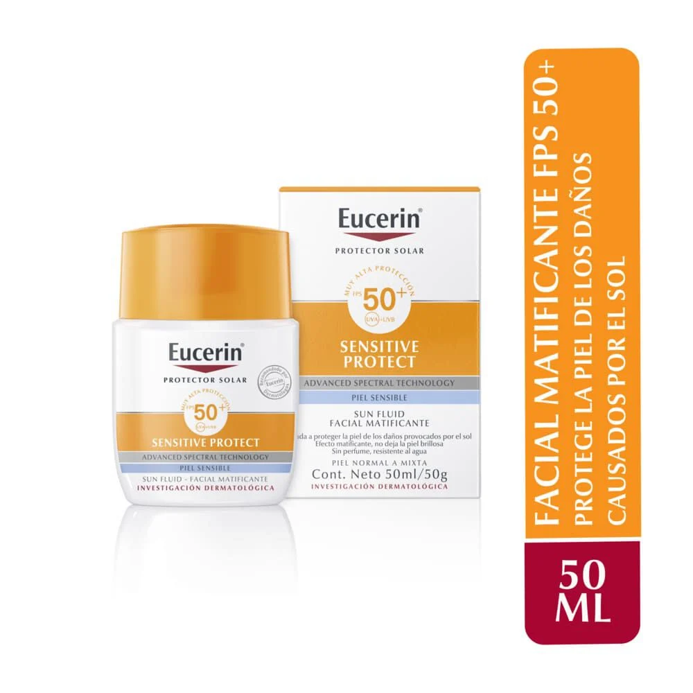 Eucerin Sensitive Protect Protector Solar Facial FPS 50+ 50 ml