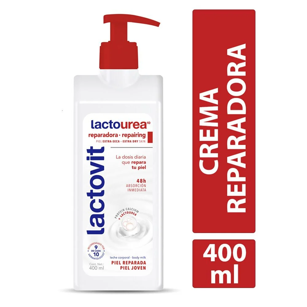 Lactovit Lactourea 10 Reparadora Crema Corporal 400 ml
