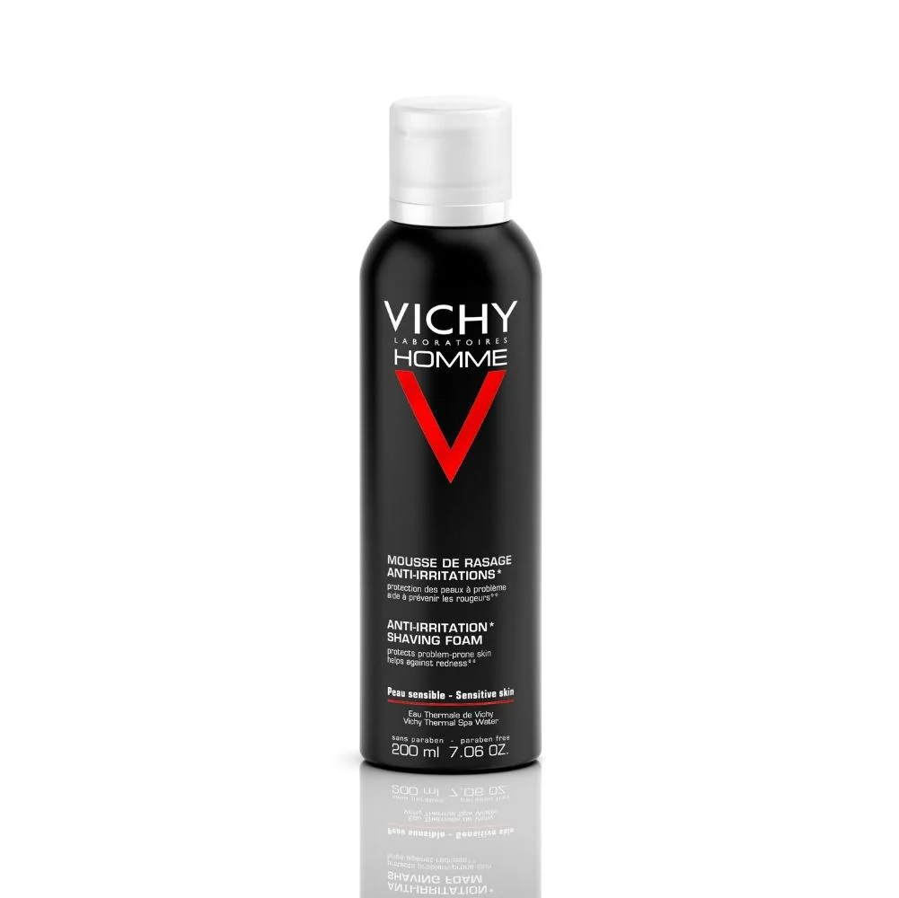 Vichy Homme Espuma de Afeitar Anti-irritaciones Piel Sensible 200 ml