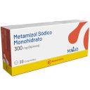 Metamizol Sódico (Dipirona) 300 mg x 20 Comprimidos - Milab