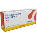 Ciclobenzaprina Clorhidrato 10 mg x 20 Comprimidos Bioequivalente
