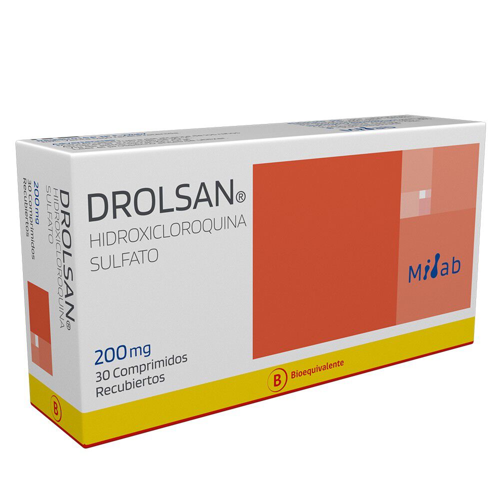 Drolsan 200 mg x 30 Comprimidos - Hidroxicloroquina Sulfato