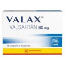 Valax Valsartán 80 mg 30 Comprimidos Recubiertos