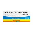 Claritromicina 500 mg Bioequivalente 14 Comprimidos