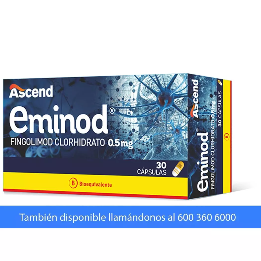Eminod 0.5 mg x 30 Cápsulas - Fingolimod