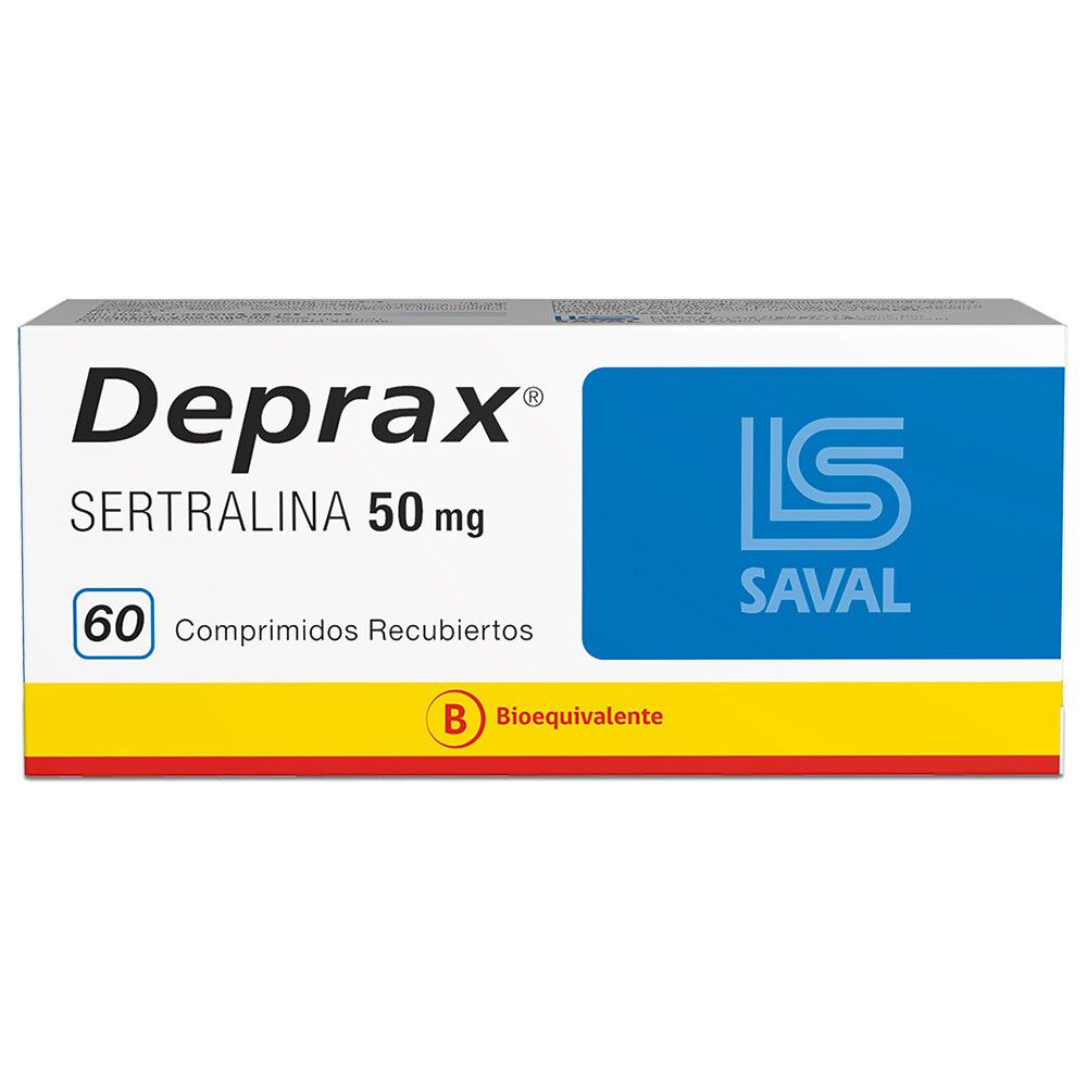 Deprax Sertralina 50 mg x 60 Comprimidos