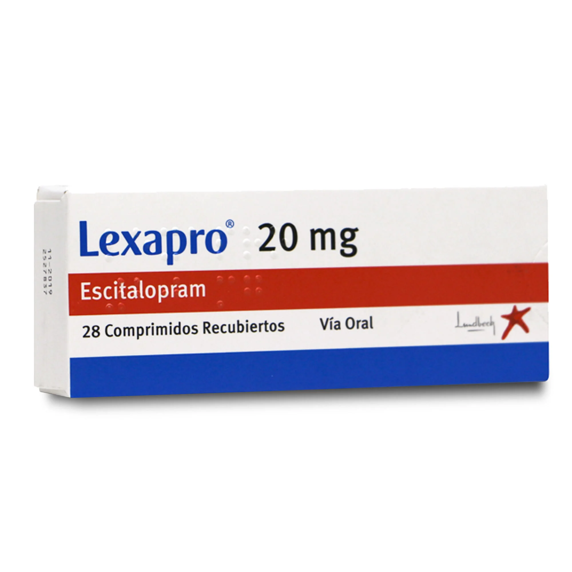 Lexapro 20 mg x 28 Comprimidos - Escitalopram