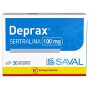 Deprax Sertralina 100 mg 30 Comprimidos