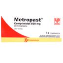 Metropast Metronidazol 500 mg 10 Comprimidos