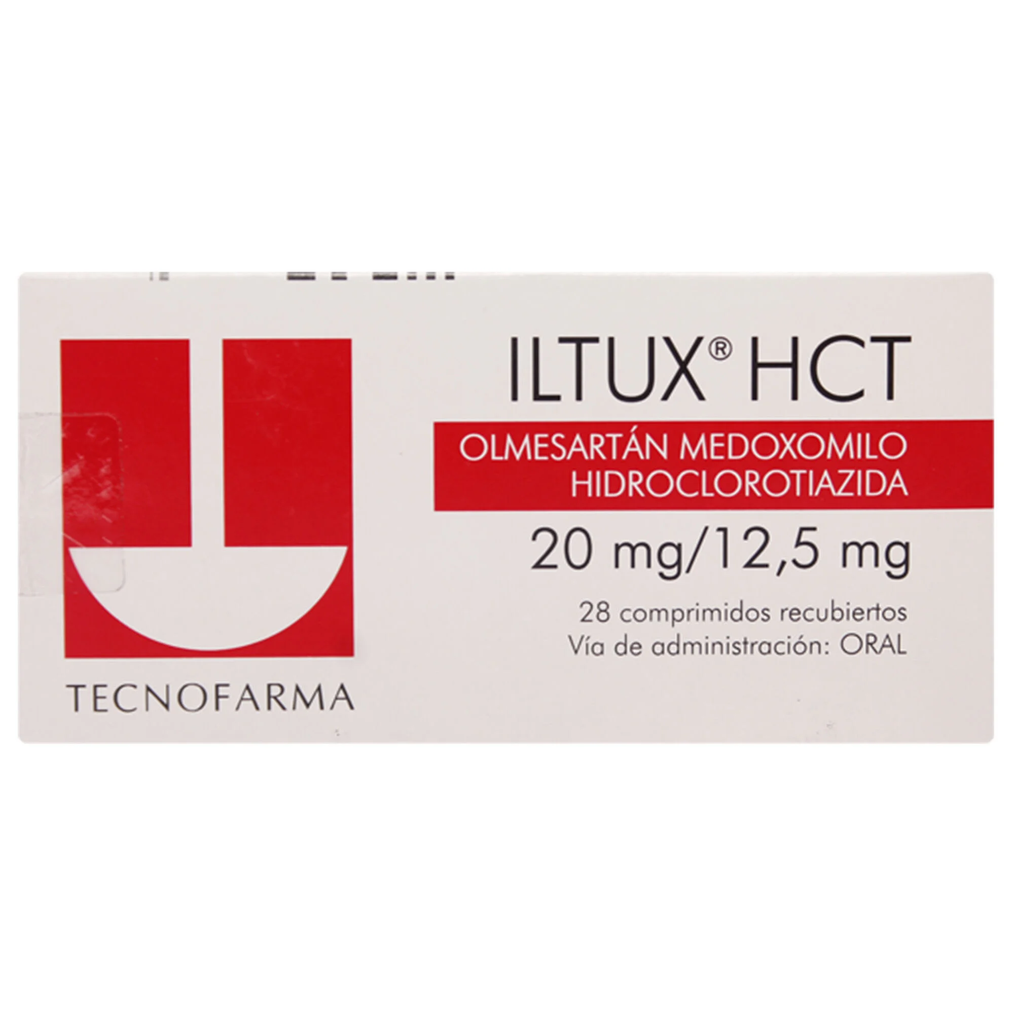 Iltux HCT 20 mg/12,5 mg x 28 Comprimidos - Olmesartán + Hidroclorotiazida